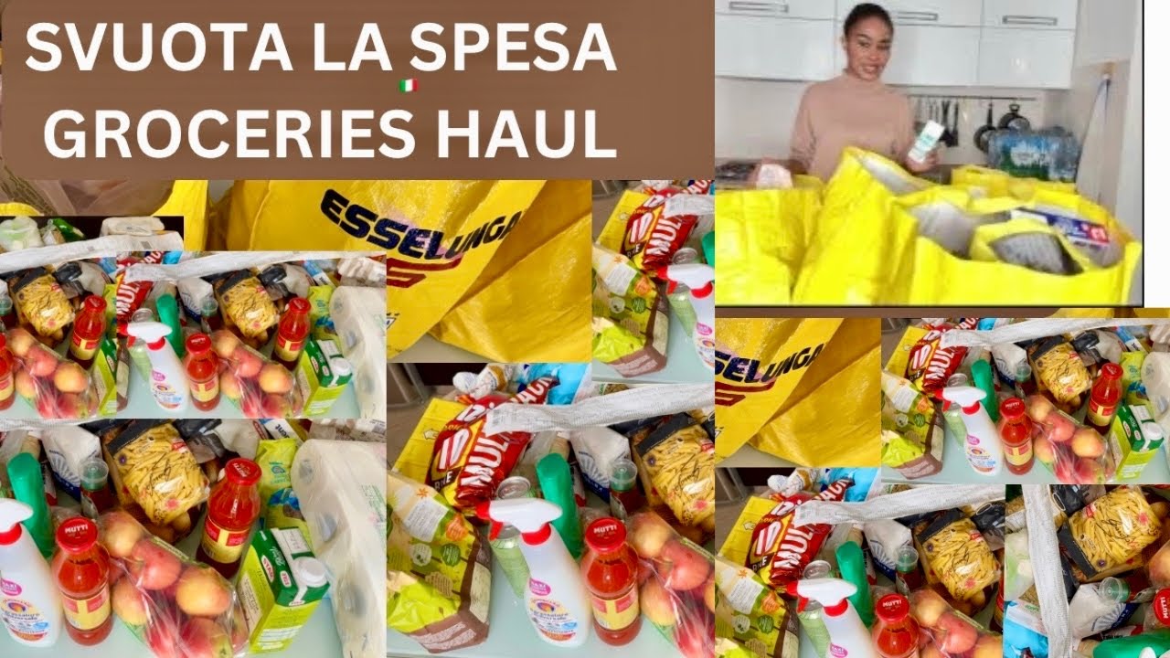 SVUOTA LA SPESA DI ESSELUNGA CON ME WEEKLY GROCERIES