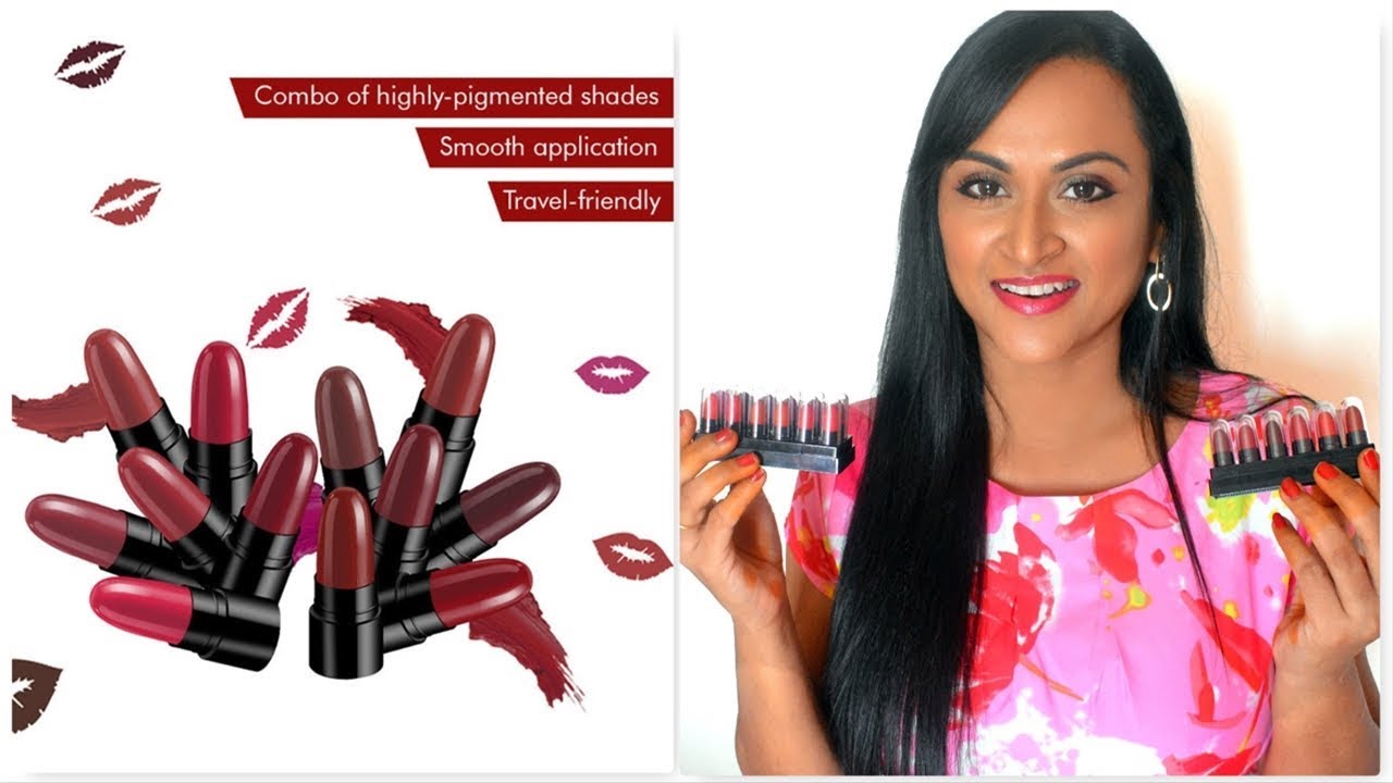 Stay Quirky Mini Lipsticks Tamil Review & Demo | CheezzMakeup | Tamil Makeup Channel