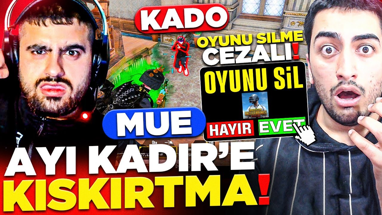 AYI KADİR KIŞKIRTMA❗ OYUNU SİLME CEZALI VS ATTIK❗ (GÜLMEKTEN YIKILACAKSINIZ) 🤣 PUBG Mobile