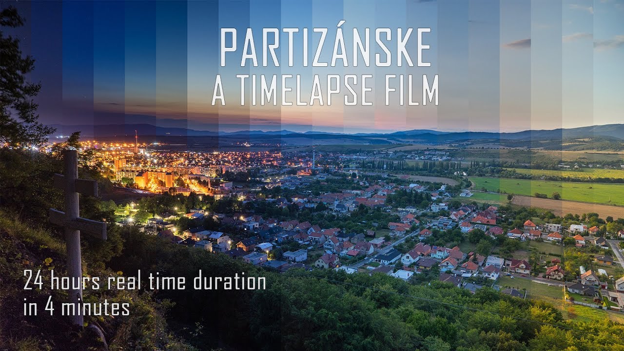 Landscape of Partizánske Slovakia - A Timelapse Film [4K]