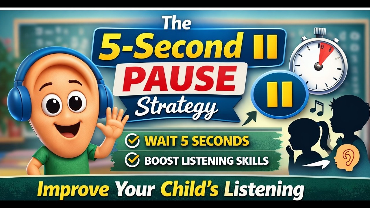“Why Your Child Isn’t Listening (And the 5-Second Rule That Builds Independence)”