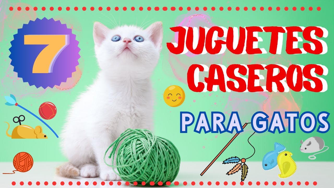 JUGUETES CASEROS PARA GATOS