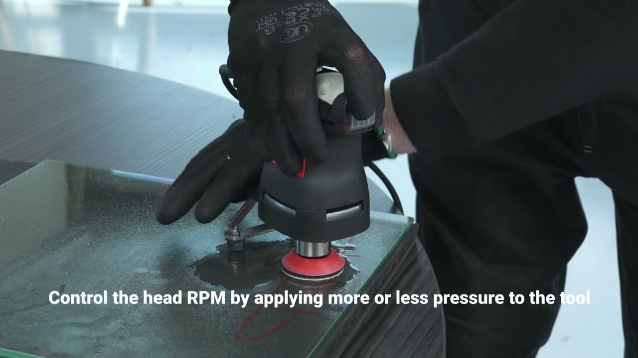 Scratch A Way. Scratched glass polishing system