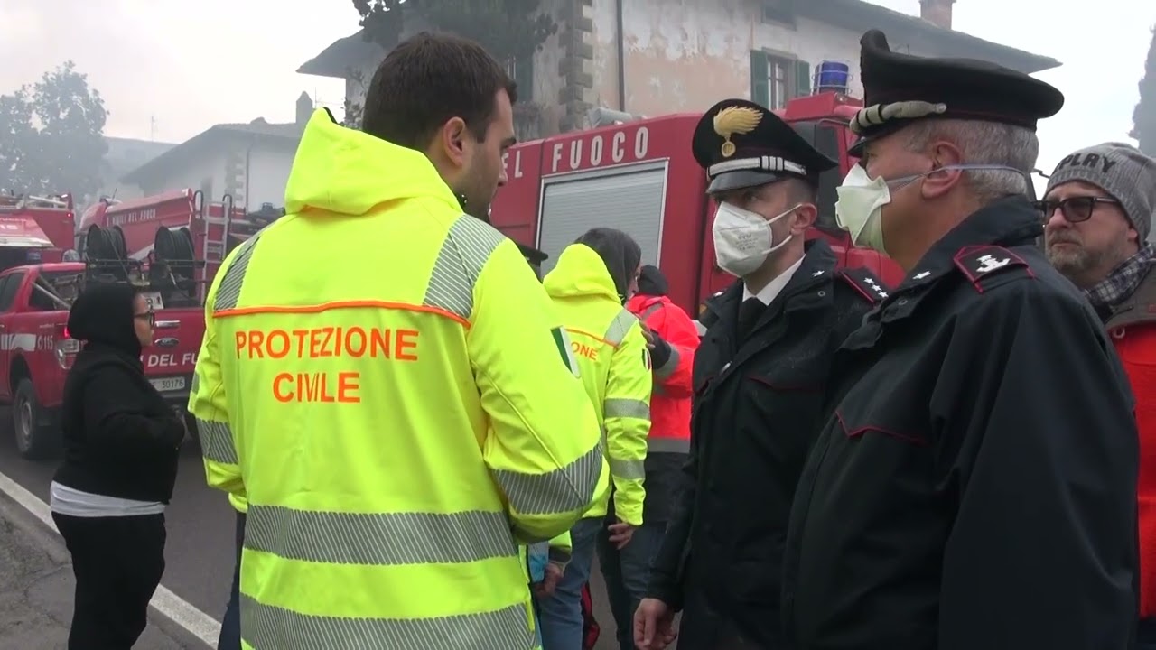 Bibbiena, esplode camion per trasporto ossigeno: tre feriti lievi