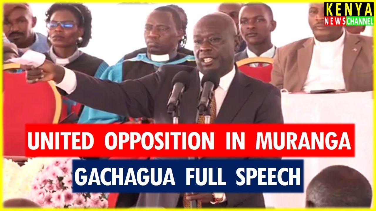 Gachagua EXPLOSIVE speech today with Matiangi in Muranga - Listen what he told Ruto