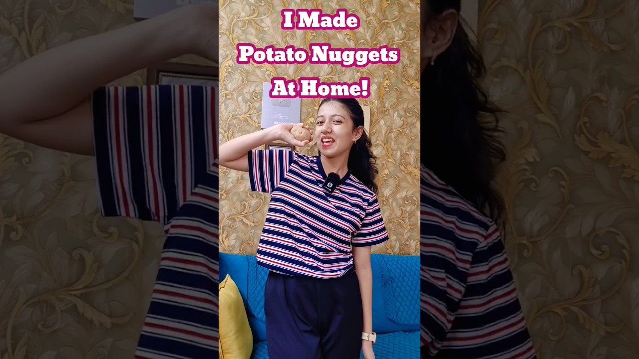 I MADE THE BEST POTATO NUGGETS AT HOME! #shorts #youtubeshorts