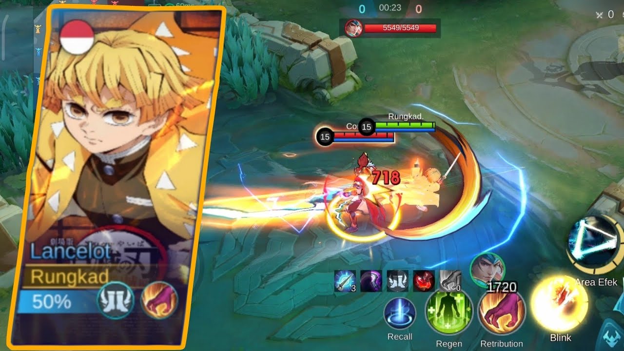 Script Skin Lancelot X Zenitsu