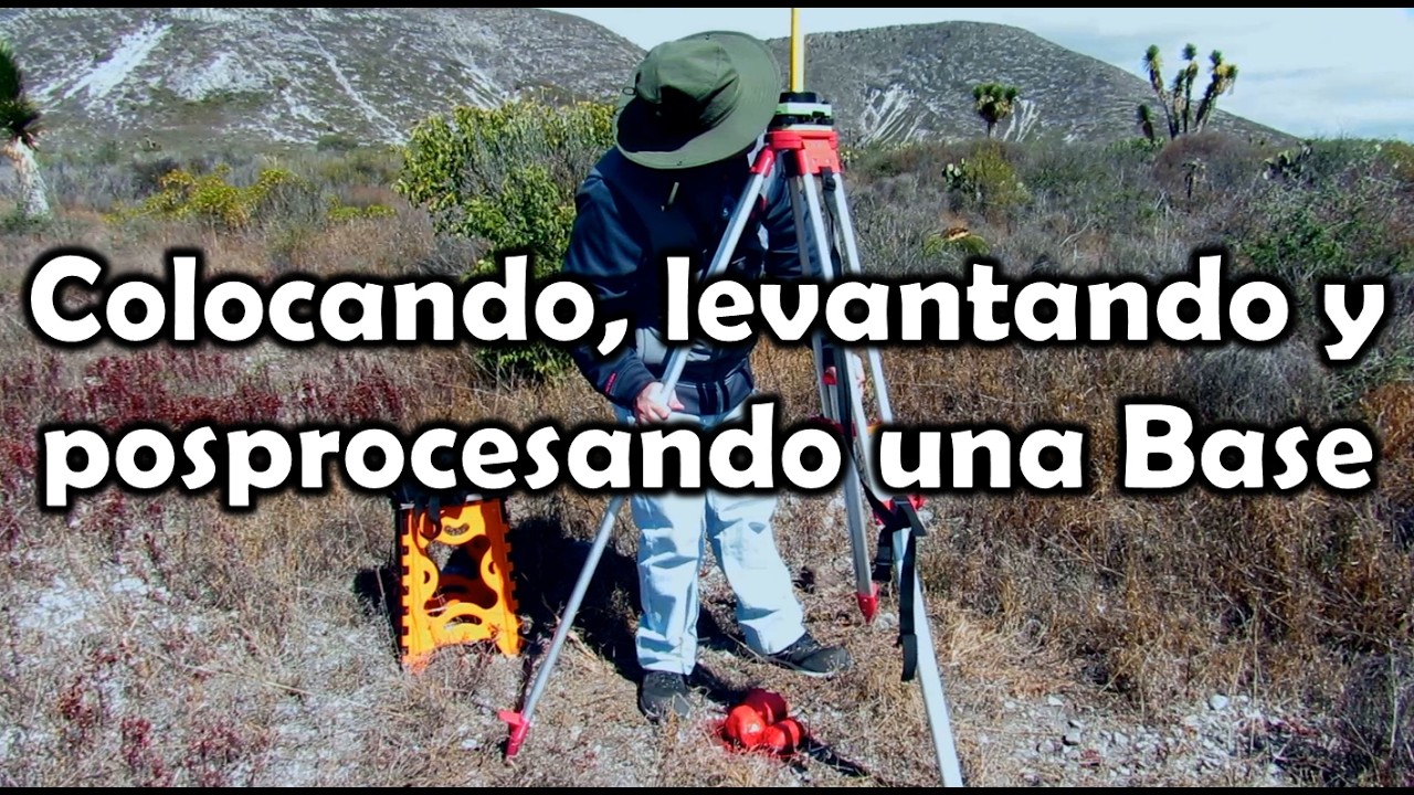[GNSS] Colocando, levantando y Posprocesando una Base