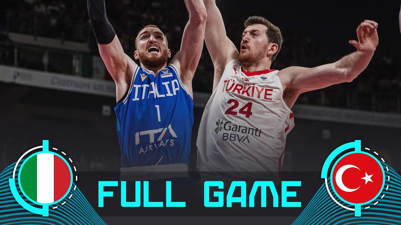 Italy v Türkiye | Full Basketball Game | FIBA EuroBasket 2025 Qualifiers