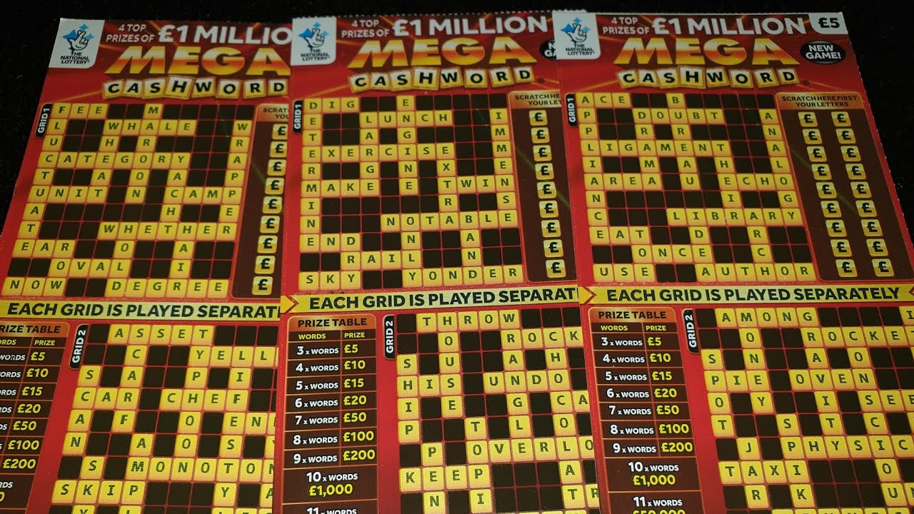 3X MEGA CASHWORD Scratch Cards PROFIT MADE!!! 👍❤💛🖤