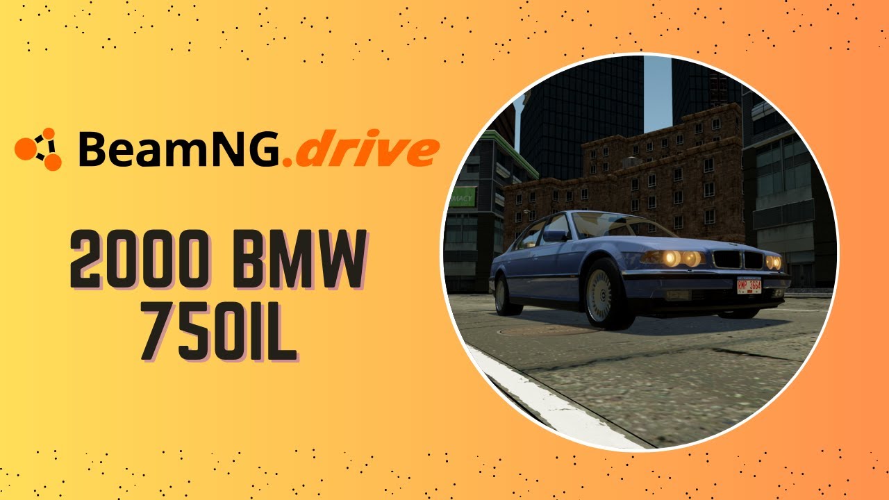 2000 BMW 750iL Test Drive (BeamNG)