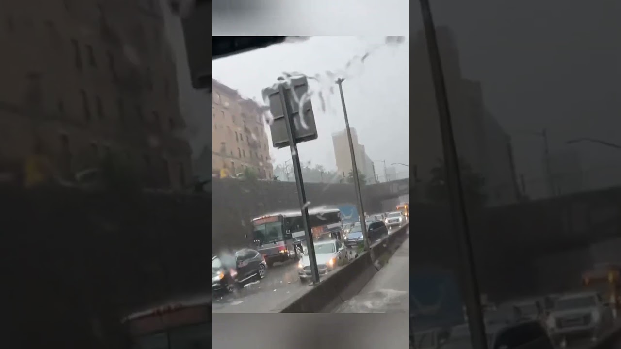 Flooding on nyc route 95 #newyork #route95