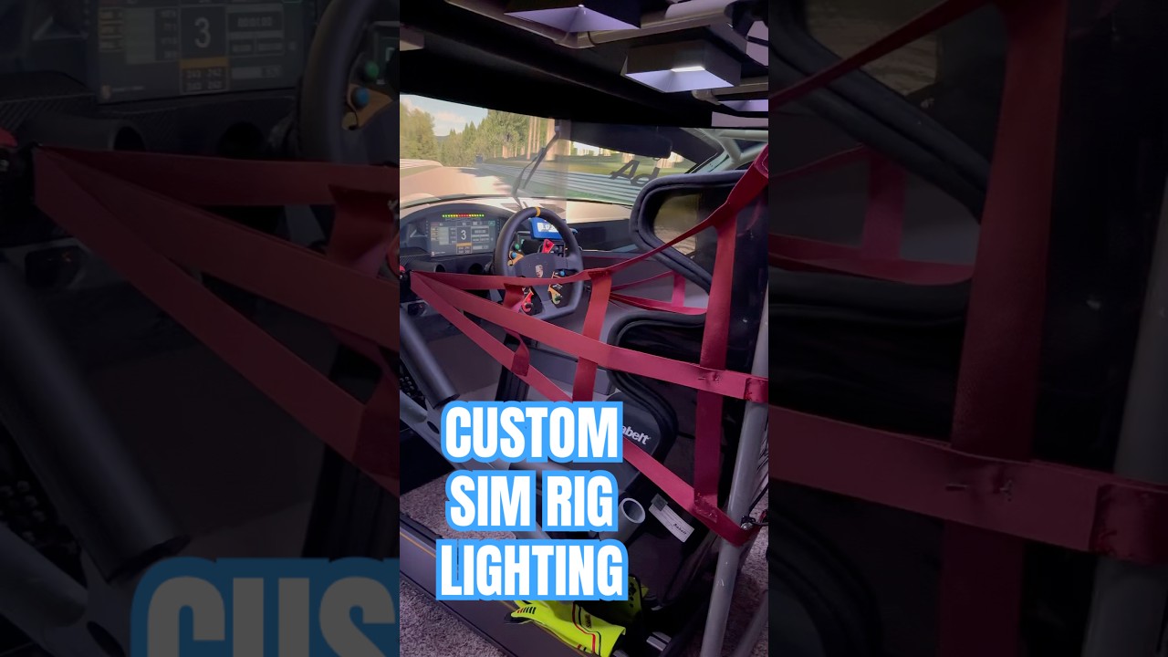 Why My Sim Racing Ambient Lighting System Looks Different from Everything Else