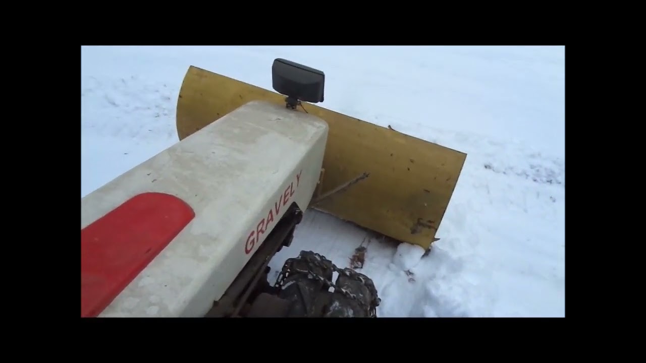 1959 Li gravely walk behind plowing snow