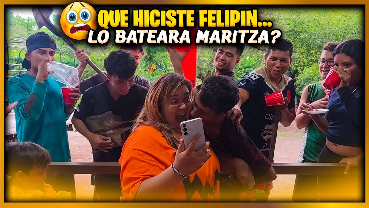 Martiza no esperaba lo que le hizo Felipin. Le robó un BESO y esta fue su reacción.