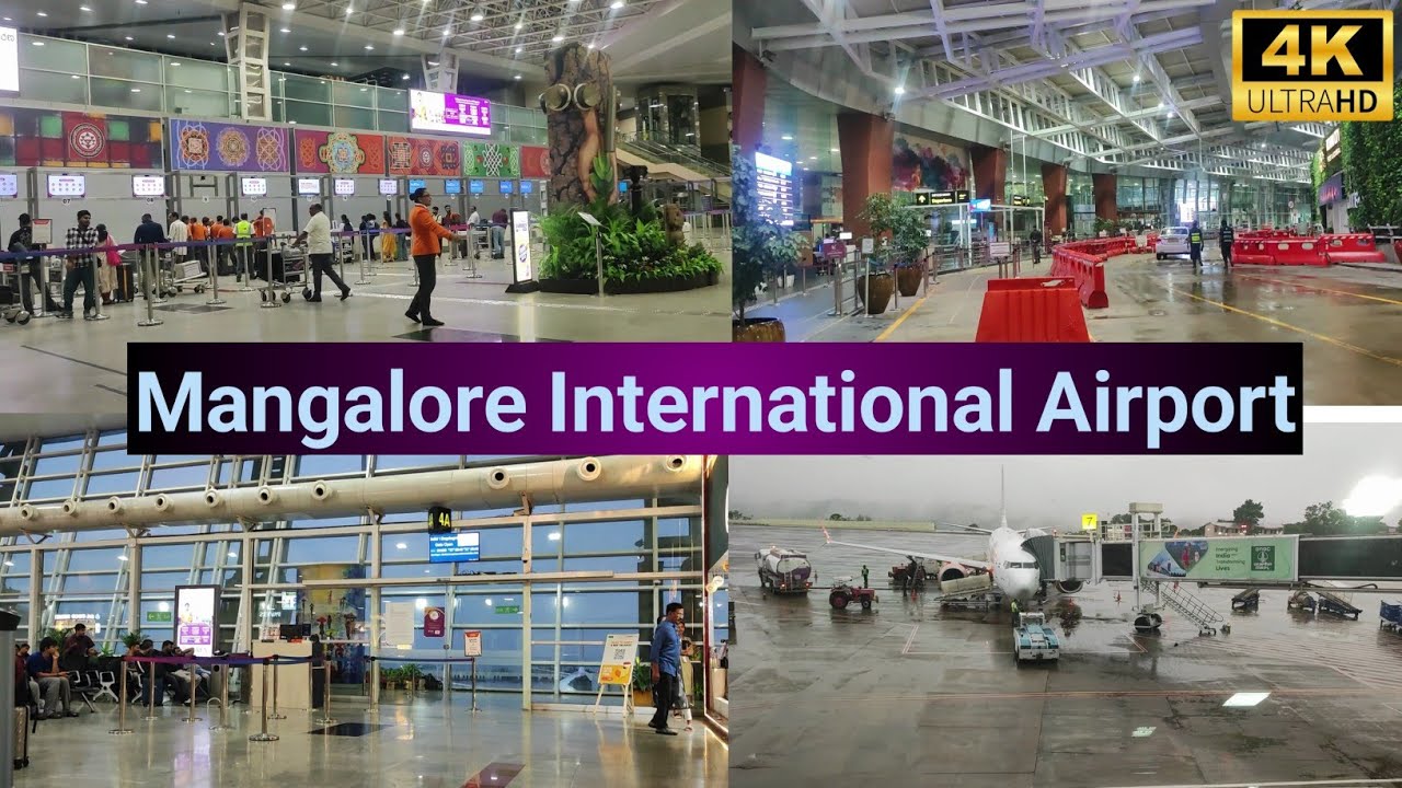 Walking tour mangaluru International Airport | Mangalore International Airport terminal walk in 4k