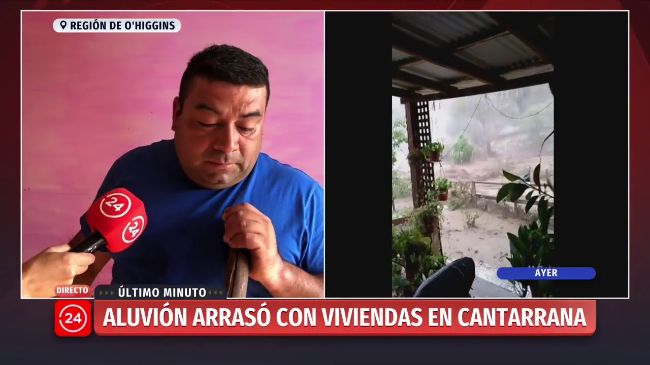 El d&iacute;a despu&eacute;s: aluvi&oacute;n arras&oacute; con casas y genera grandes da&ntilde;os en Malloa