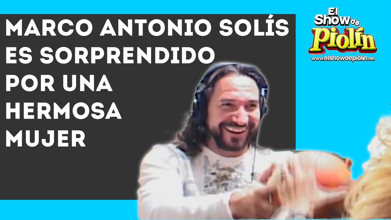 Marco Antonio Solís es Sorprendido Por Una Hermosa Mujer