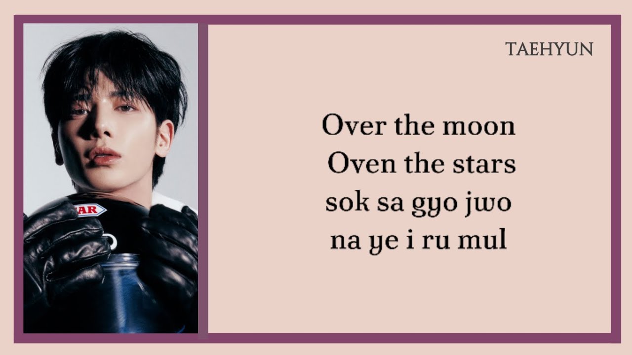 TXT 'Over The Moon' - KARAOKE with lyrics