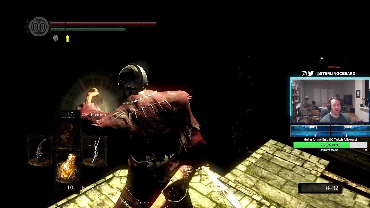 Mid-game in Dark Souls Remastered!