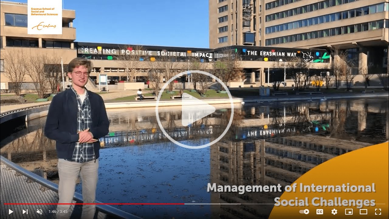 ESSB Vlog bachelor Management of International Social Challenges - Erasmus Universiteit Rotterdam