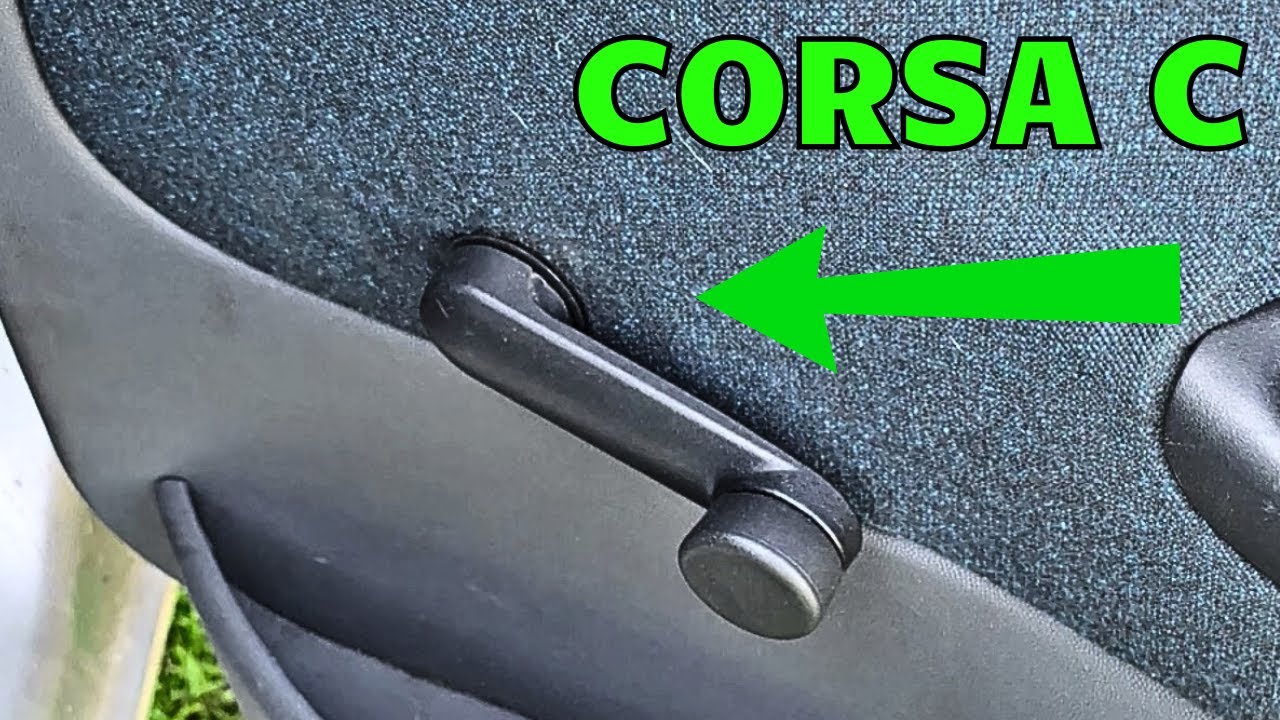 Jak Zdjąć Korbkę Od Szyby - Opel Corsa C