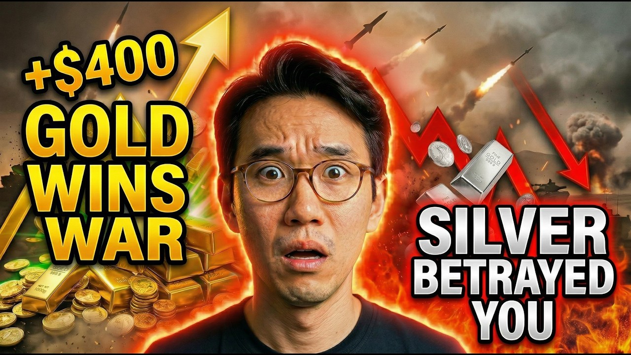 Gold SURGED $400 While Silver CRASHED — The Iran War Divergence That Changes Everything Monday