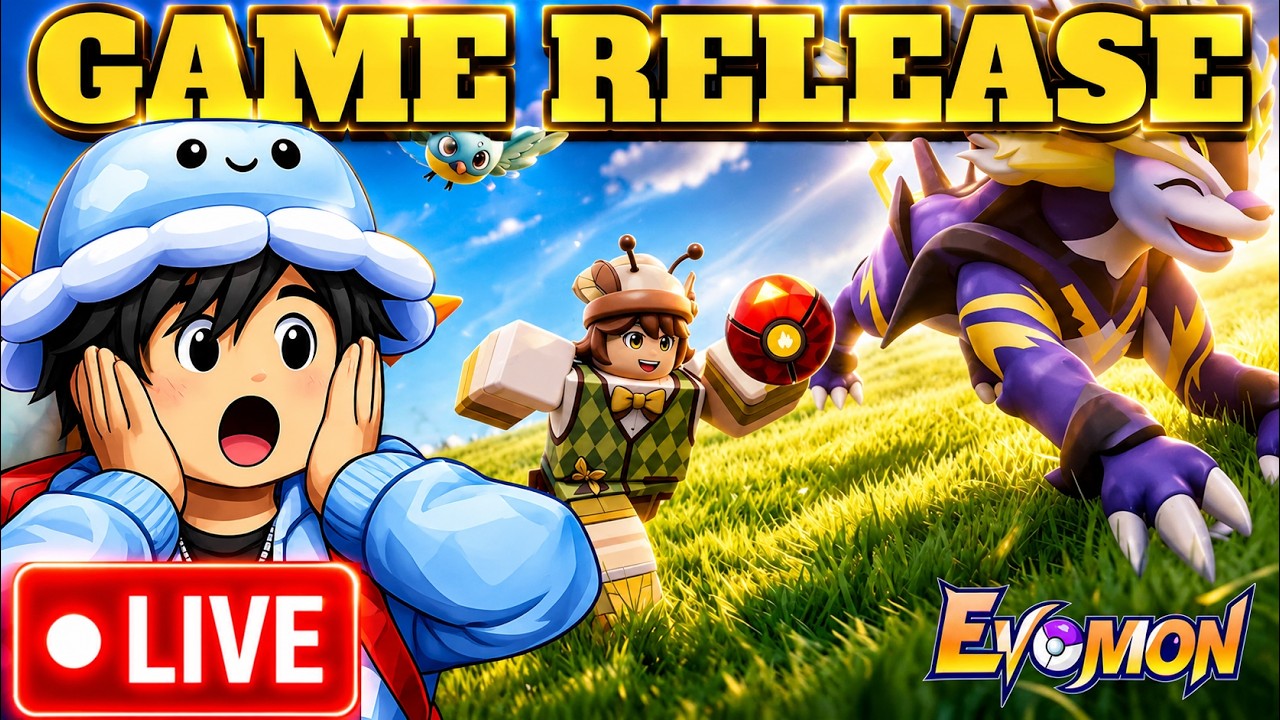 📽️|LIVE - NEW MONSTER GAME EVOMON just dropped!!! (🎮LIVE GAMEPLAY)