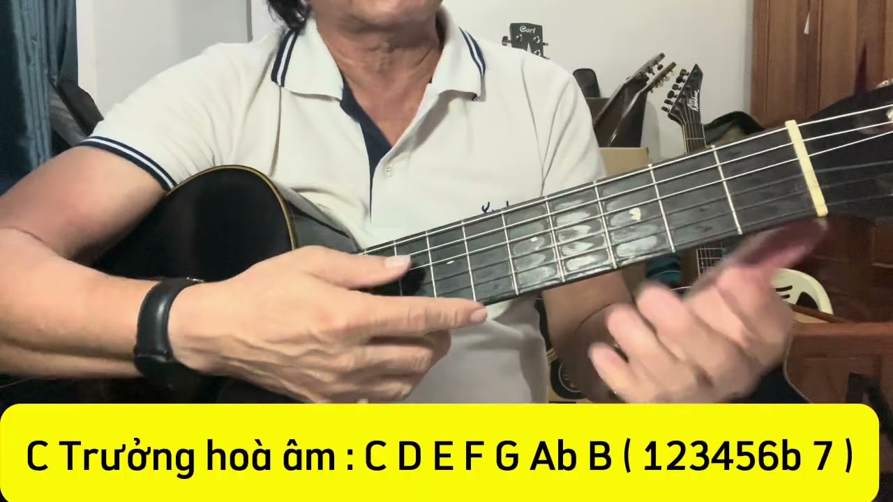 Những kiến thức đơn giản, quan trọng cần biết khi chơi Tone Trưởng … C Trưởng hoà âm, C giai điệu 