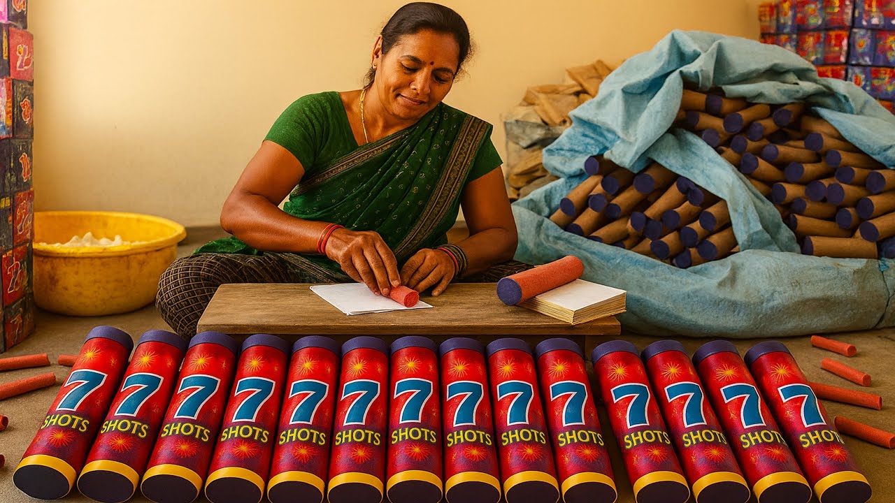 Sky Shots Fireworks (7 Shots) — Sivakasi Production