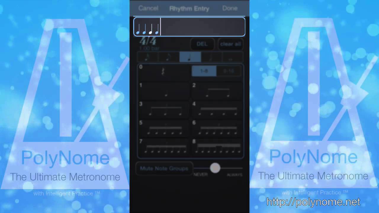 PolyNome - The Ultimate Metronome : Test Your Timing
