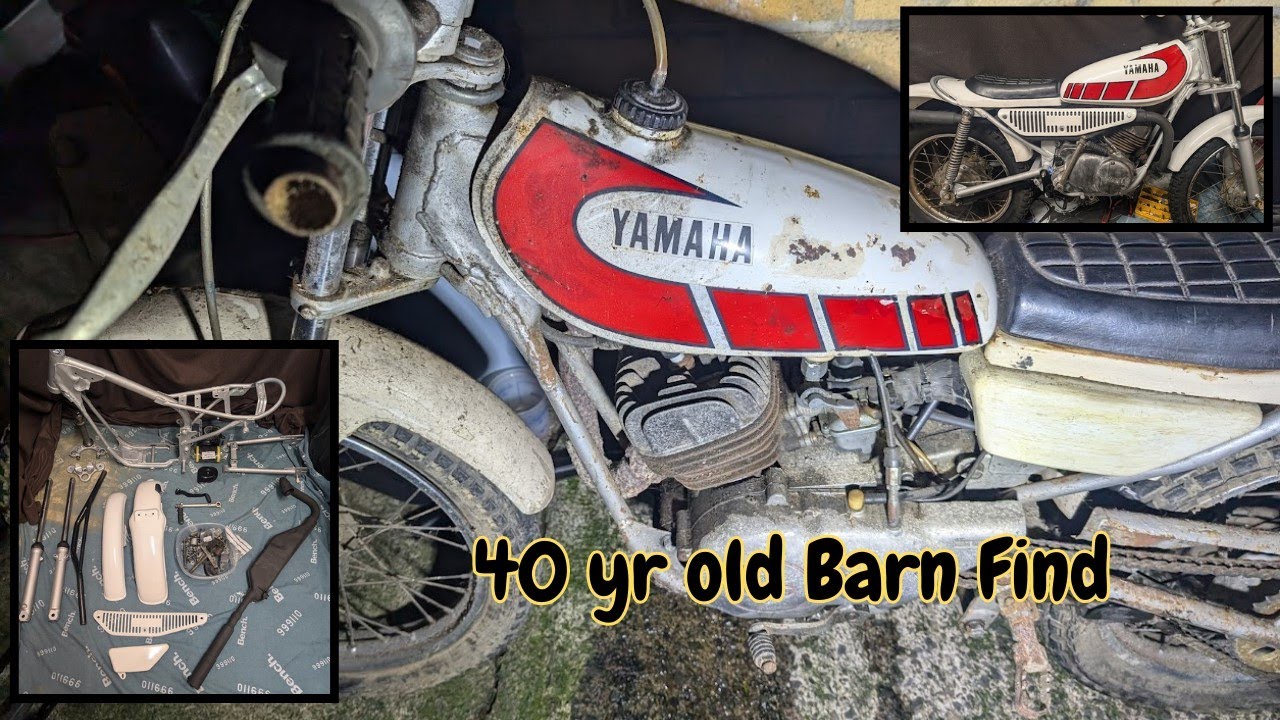 Реставрация 40-летнего Yamaha TY80, найденного в амбаре | Часть 1