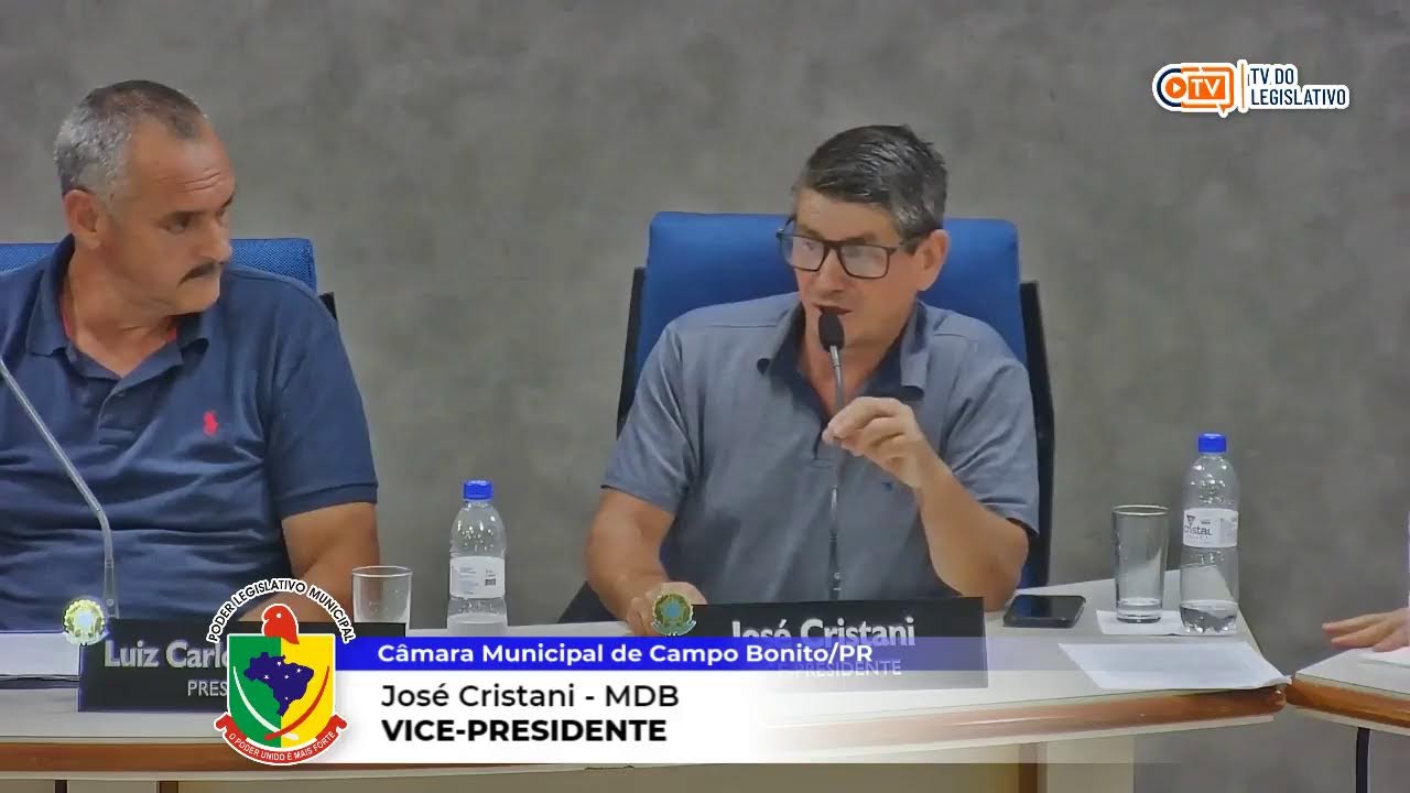 SESSÃO ORDINÁRIA 02/03/2026 TV CAMARA CAMPO BONITO