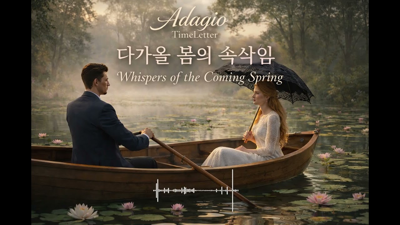 봄의 속사임🎵Spring Whisper | Adagio Time Letter – 🎵Muse II | Peaceful Piano Music