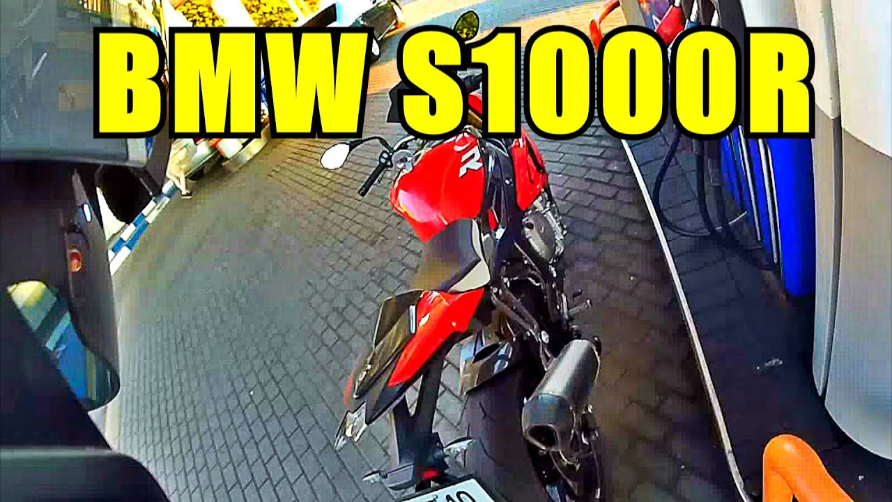 BMW S1000R Test Ride. Full Acrapovic exhaust system sound.
