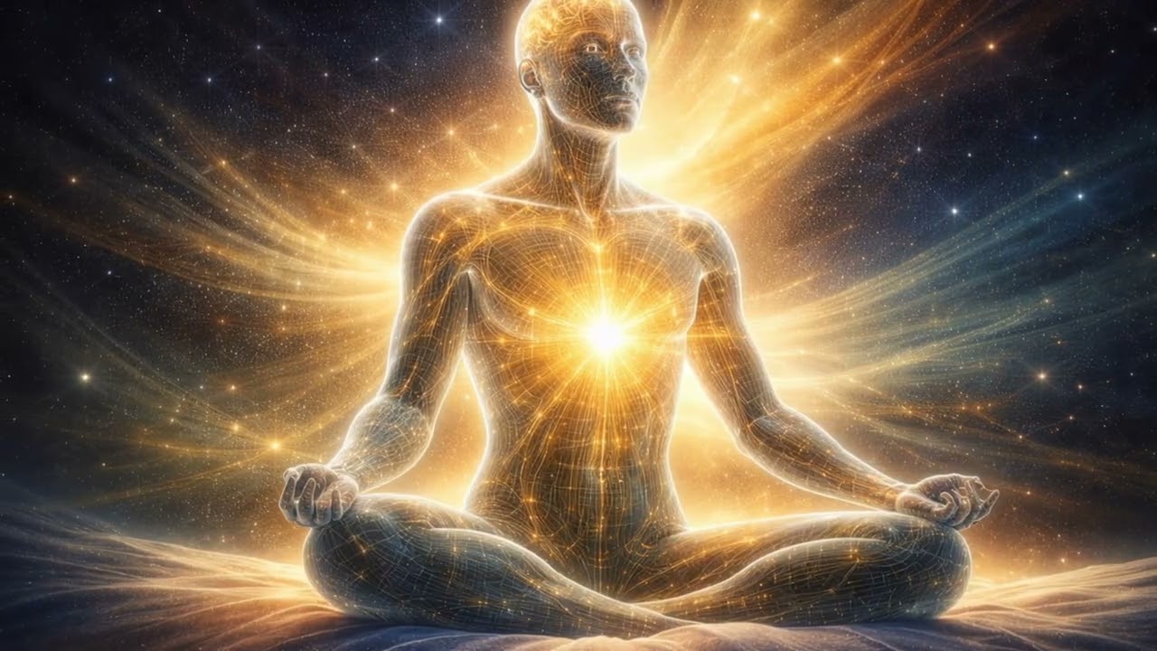 Solar Plexus Activation 528 Hz + 40 Hz Gamma | Confidence & Inner Power Meditation