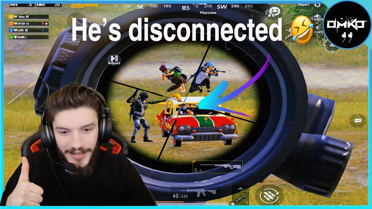 LAST MAN HAS DISCONNECTED 😂 | PUBG MOBILE
