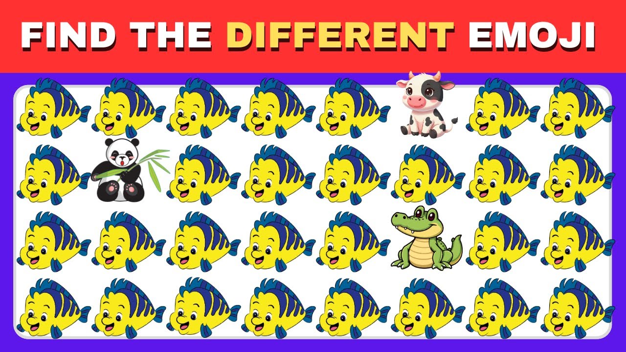 Find the ODD Emoji Out - Extreme Edition 🐒🦮🐋| Emoji Quiz | Different Emoji 2026 | Quiz Global