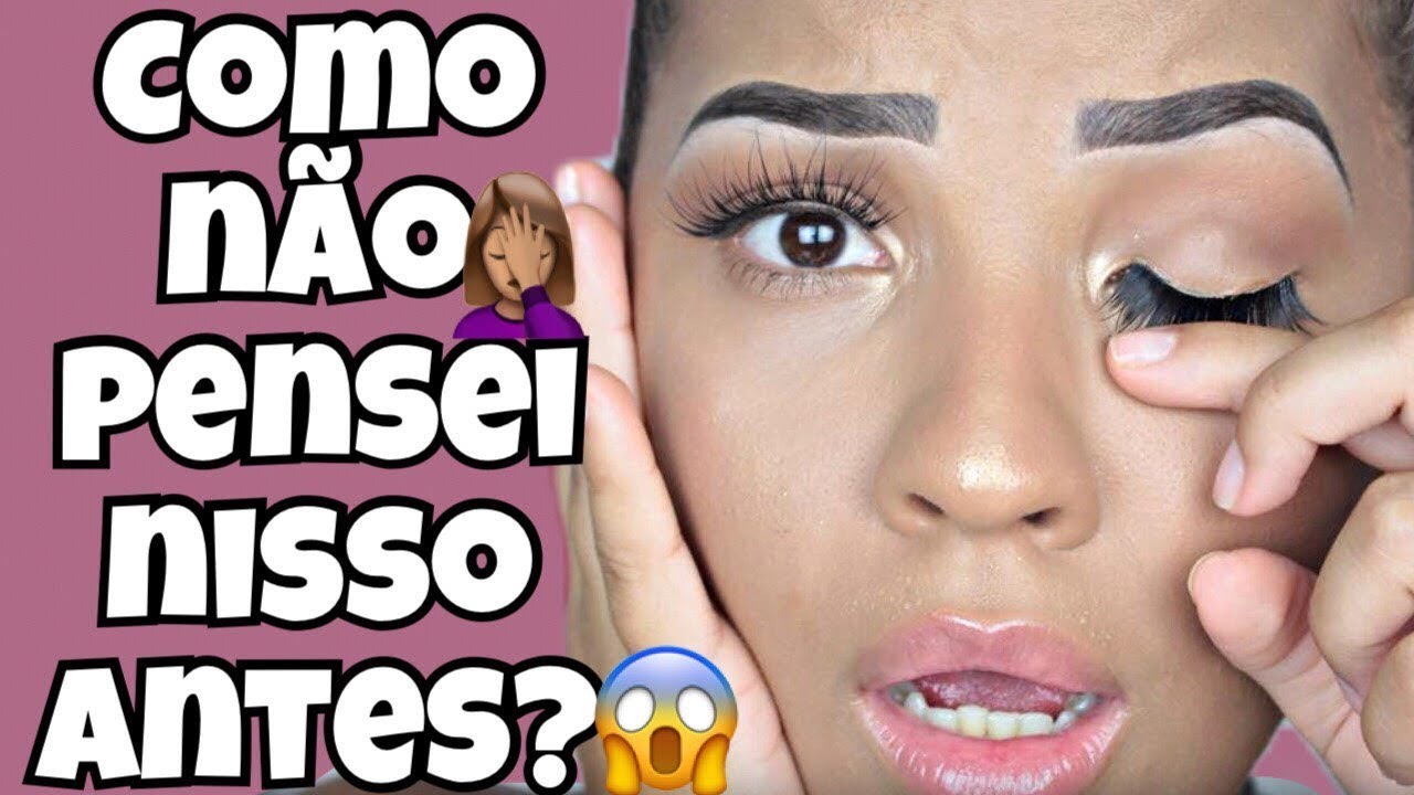 O JEITO MAIS FÁCIL DO MUNDO DE COLAR CÍLIOS POSTIÇOS