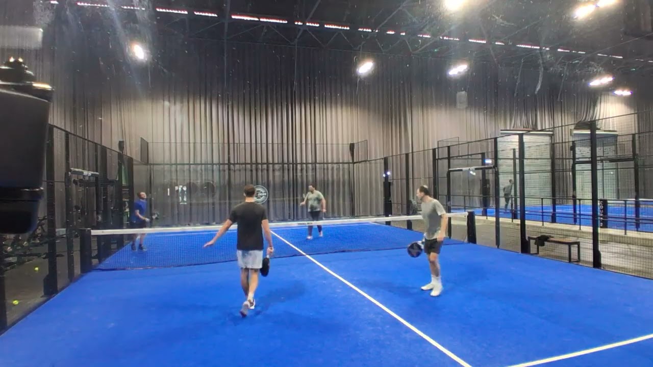 Mario and Peter vs Guy and Yusuf, set 3