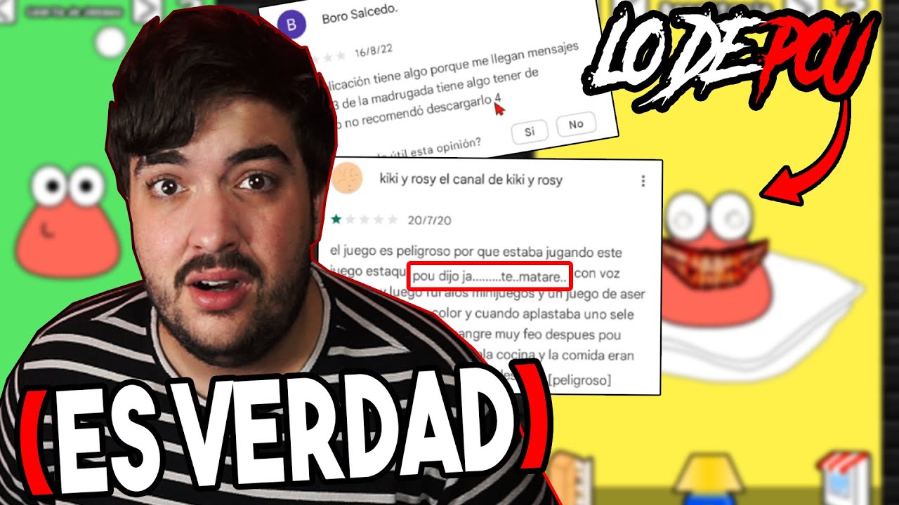 Descargué la APP de POU para VER SI ES CIERTO LO QUE DICE LA GENTE