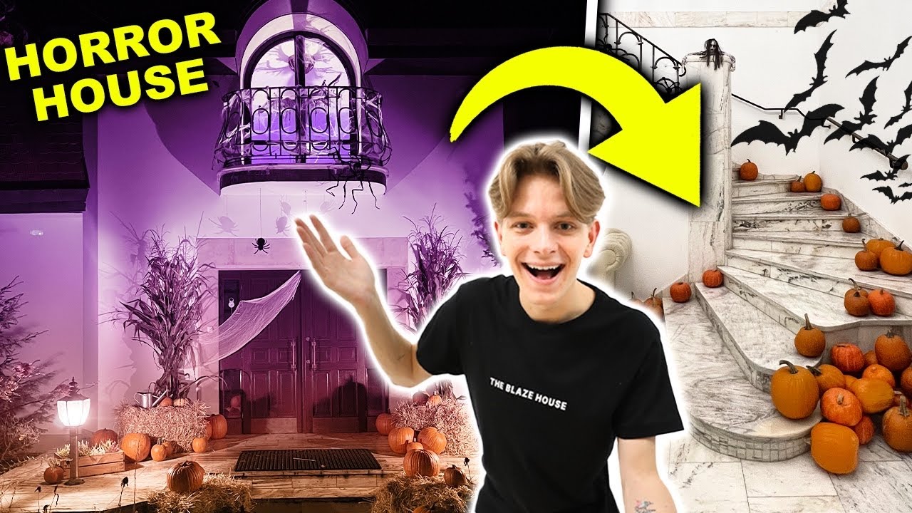 PRZEROBIŁEM CAŁY DOM NA HORROR HOUSE 😱🎃| Dominik Rupiński