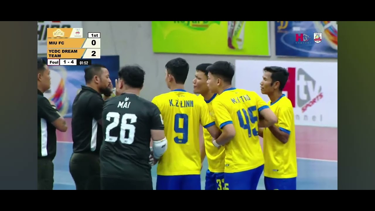 MIU FC နဲ့ YCDC Dream Teamတို့ပွဲစဥ်မှ အနီကဒ်ဖြစ်စေခဲ့သော် အခိုက်အတန့်များ Glan Master League I 