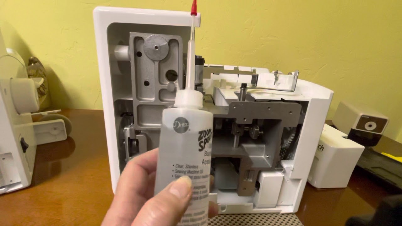 Cleaning, oiling your Brother 2340 Coverstitch machine