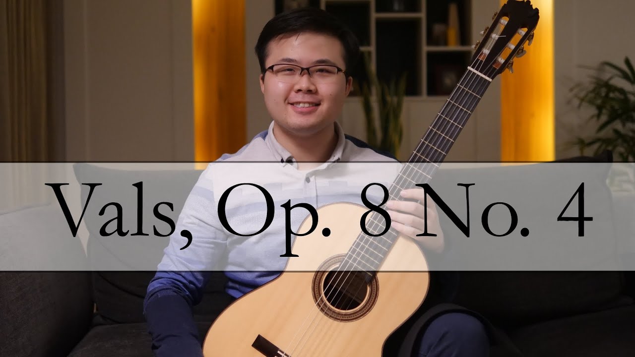 Agustín Barrios Mangoré | Vals, Op. 8 No. 4 | Kevin Loh