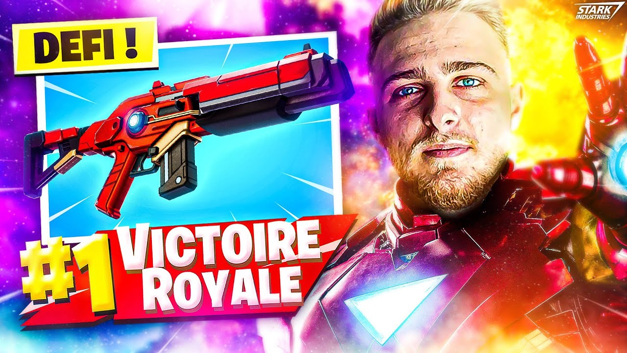 FAIRE TOP 1 AVEC L'ARME D’IRON MAN (elle est trop cheatée)