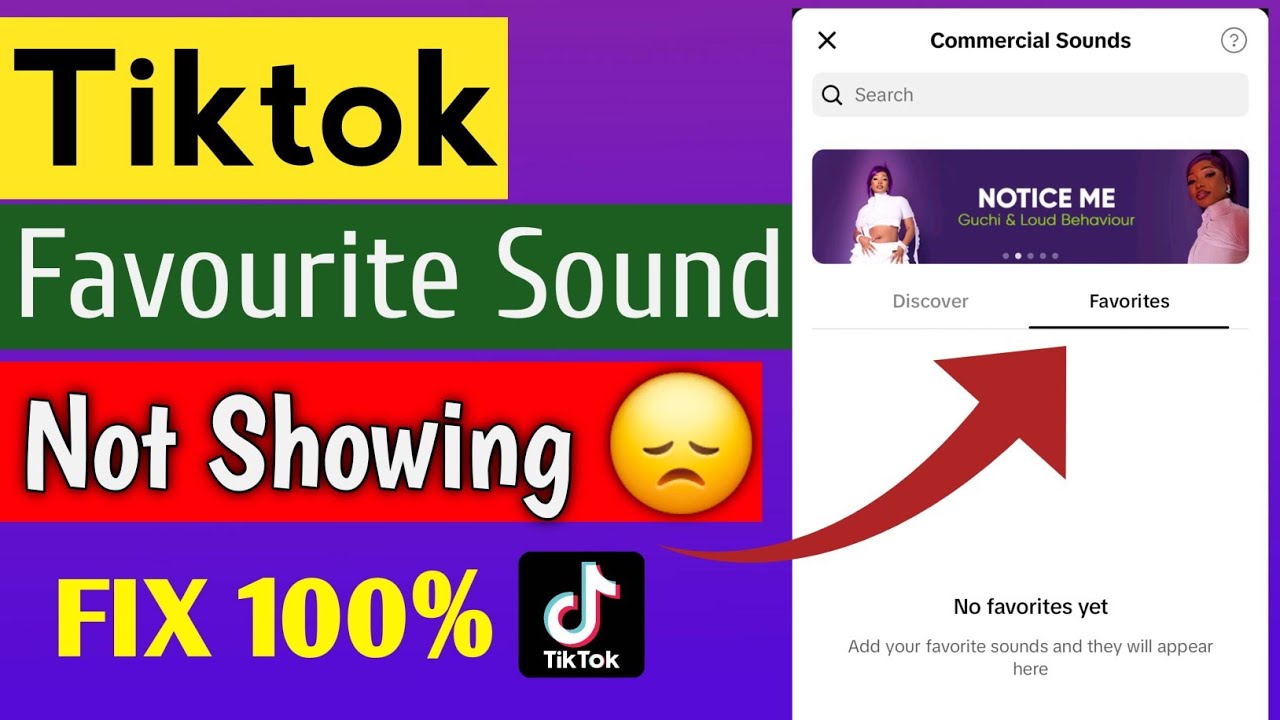Избранные звуки TikTok не отображаются | Избранные звуки не отображаются в TikTok | исправить