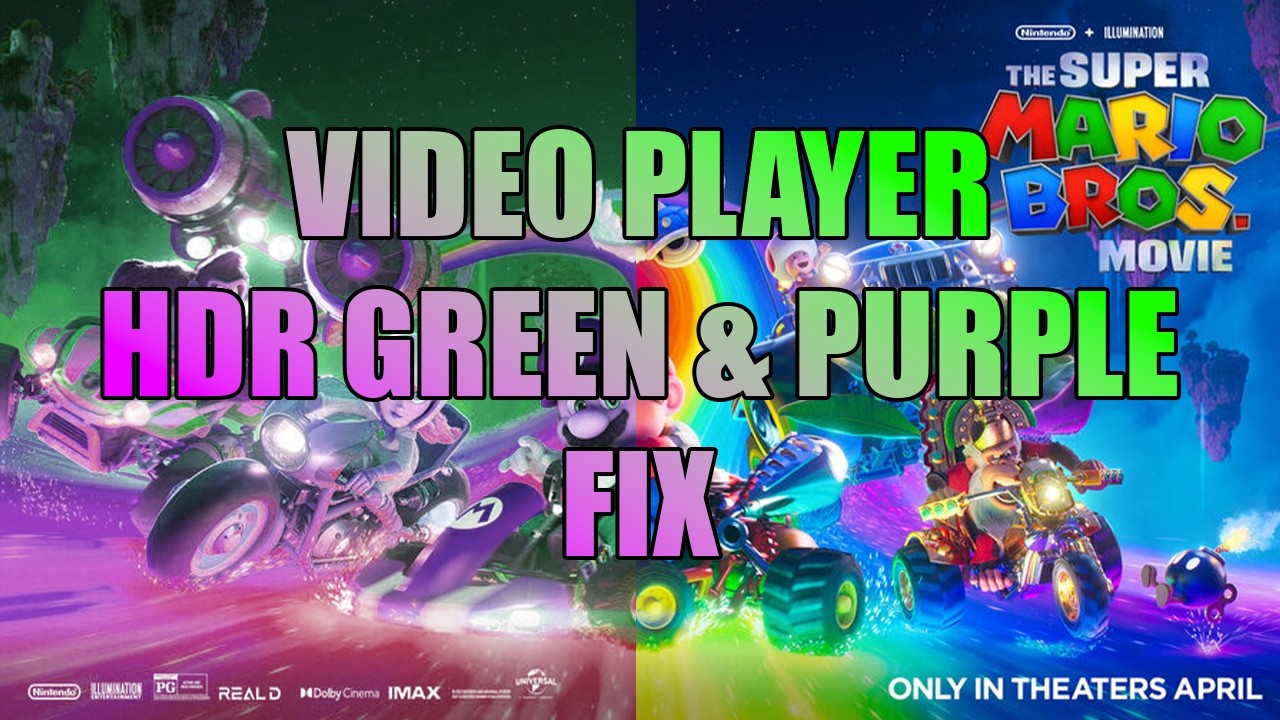VLC Green & Purple Color HDR Alternative FIX (Computer Only)