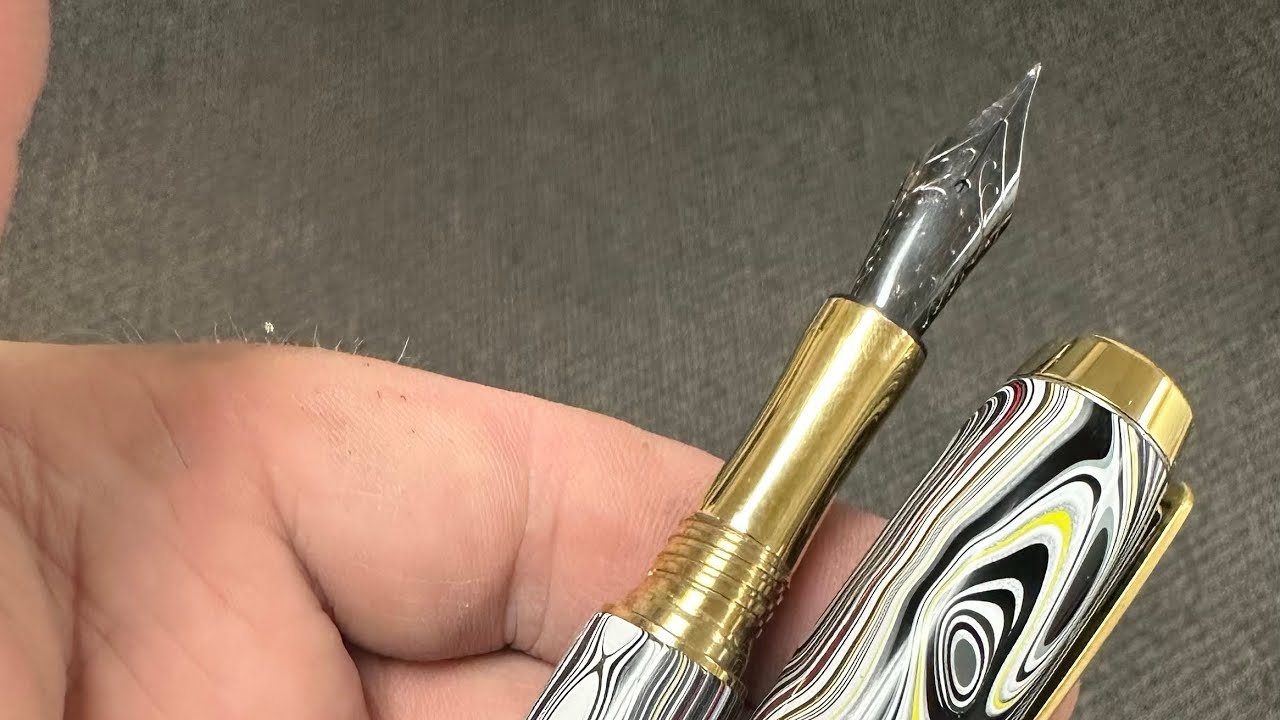 Making a Fordite Fountain Pen