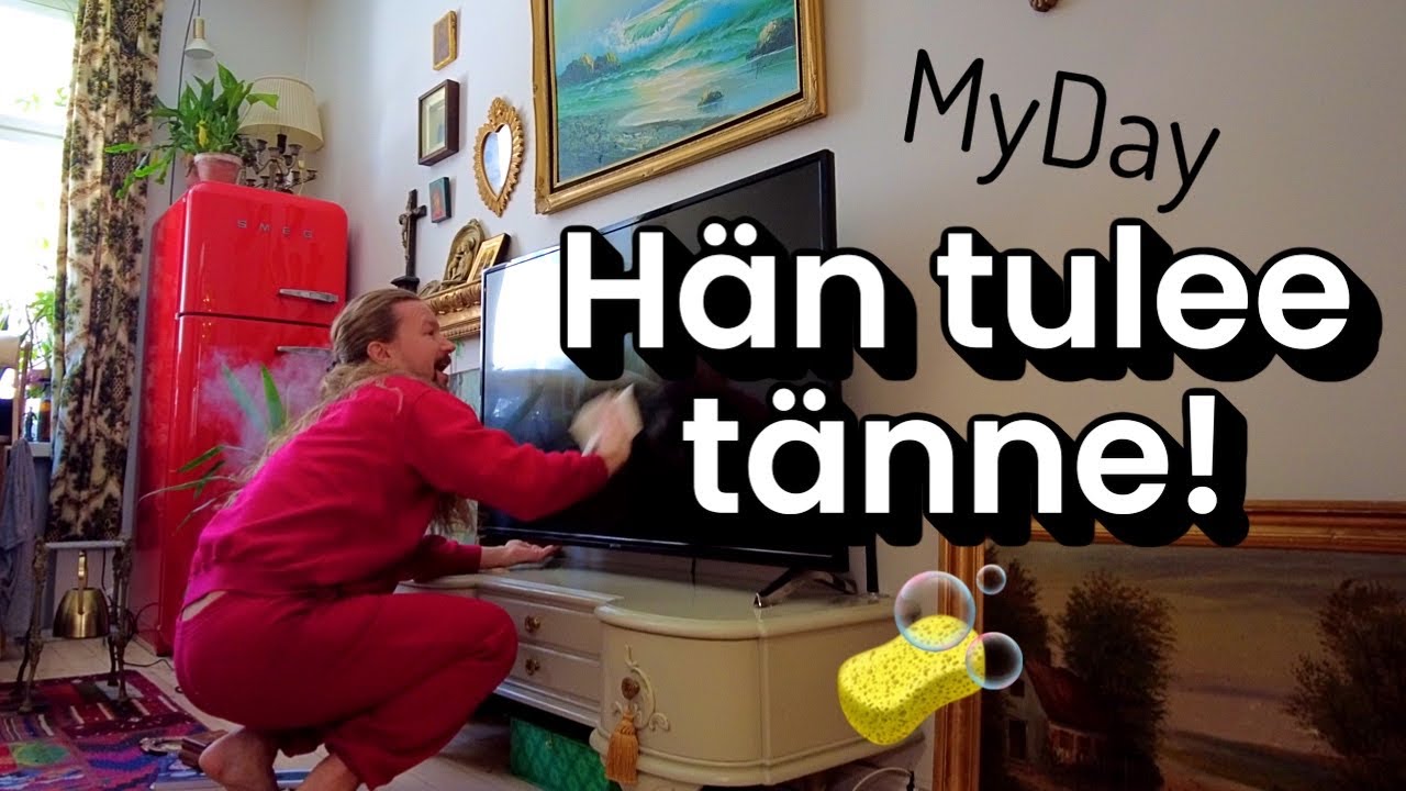 Poikaystävä tulossa – paniikkisiivous! | Vlog